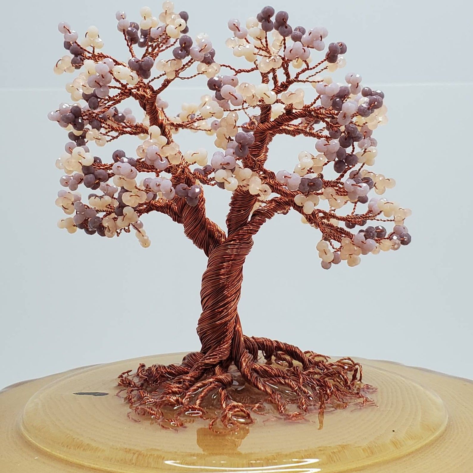 Beaded wire tree