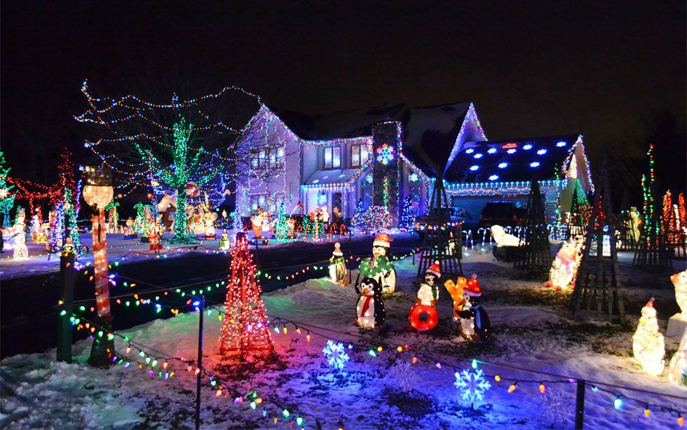 Best Christmas Light Displays in Rochester