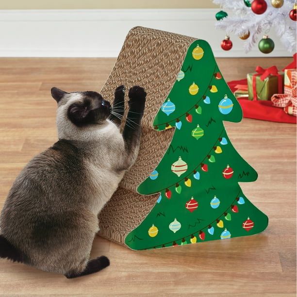 Cat Scratcher Christmas Tree For Feline Holiday Cheer