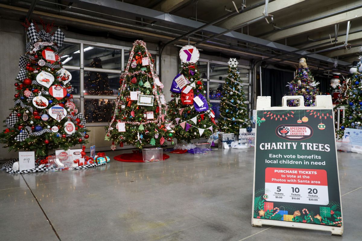 Charlotte Motor Speedway Christmas Tree