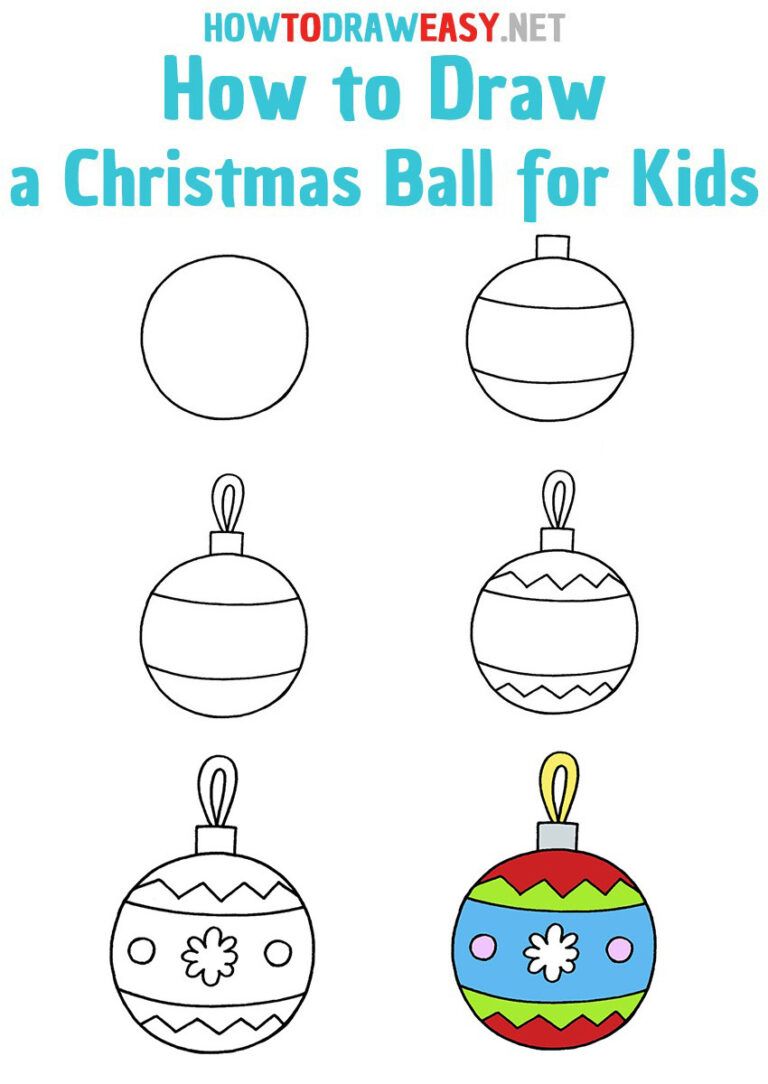 Christmas Ball Drawing Materials