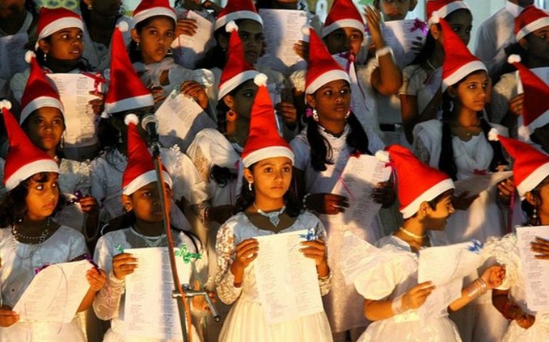 Christmas carols at the UK Embassy in India