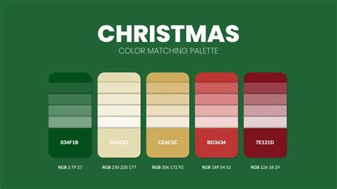 Christmas Color Palettes