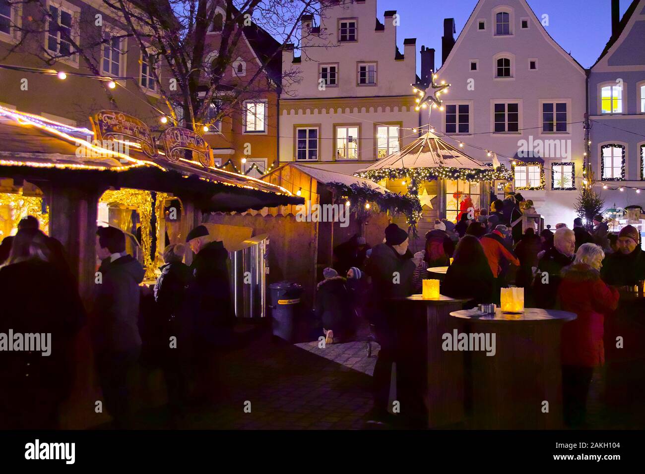 Christmas fair atmosphere