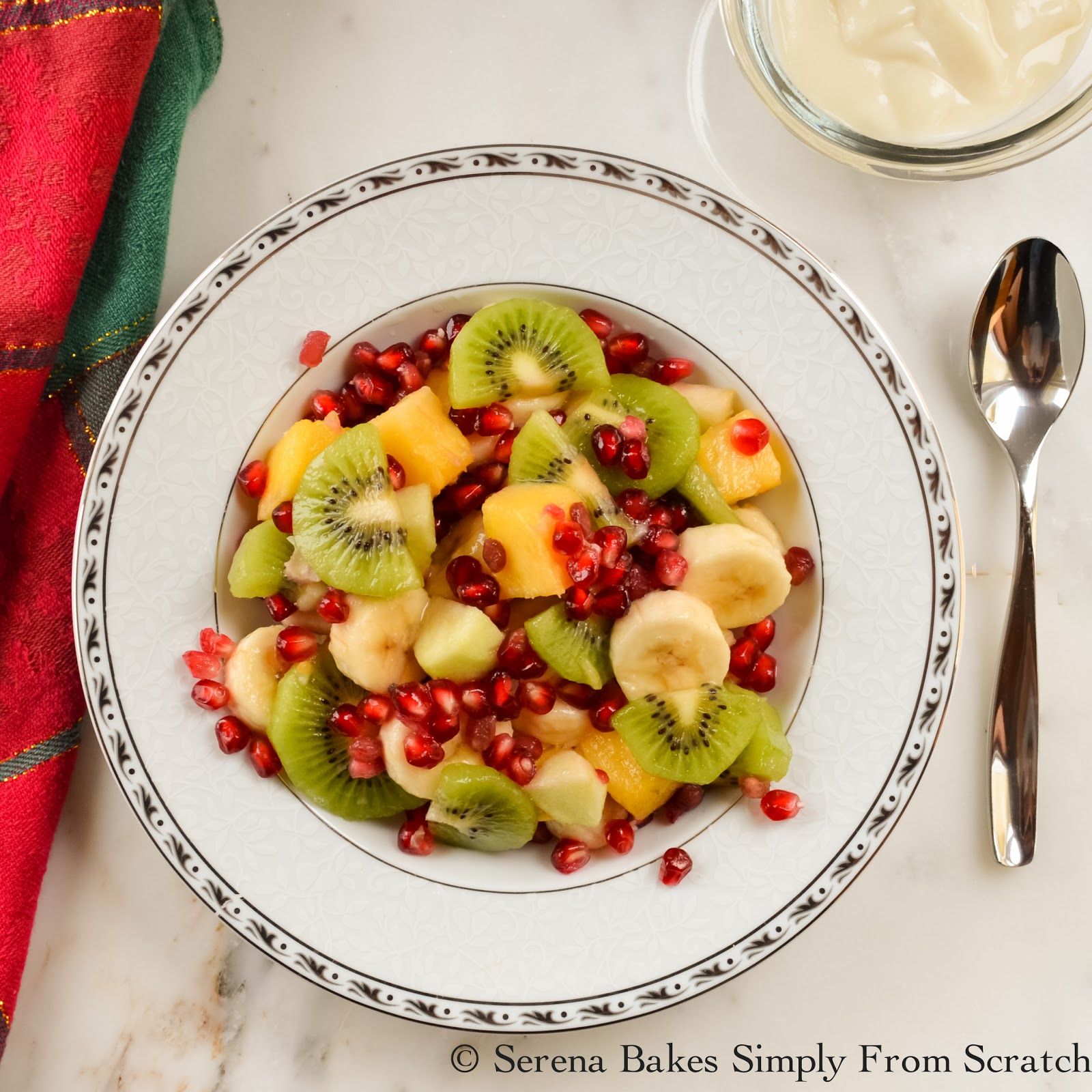 Christmas fruit salad