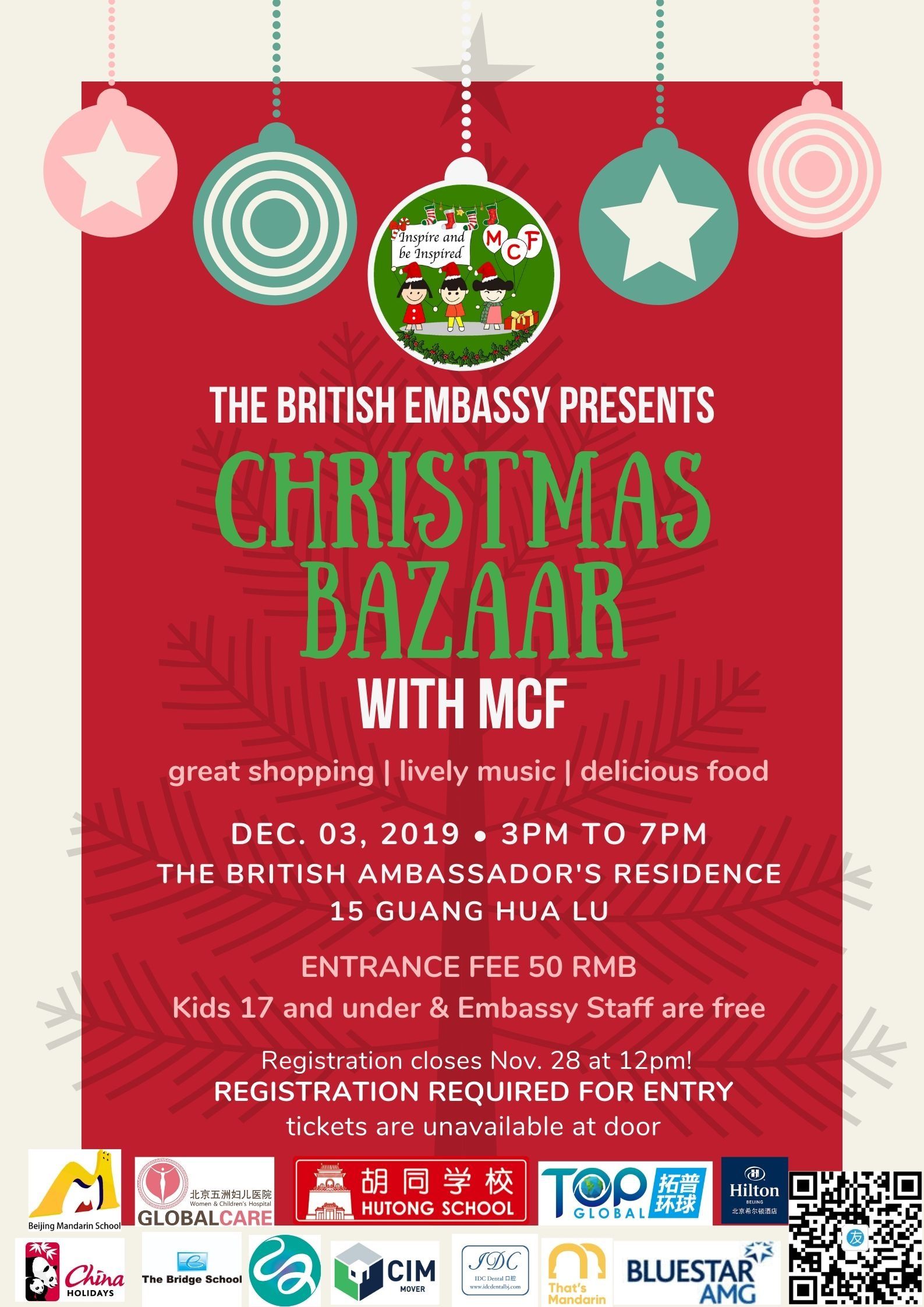 Christmas gift-giving at the UK Embassy in India