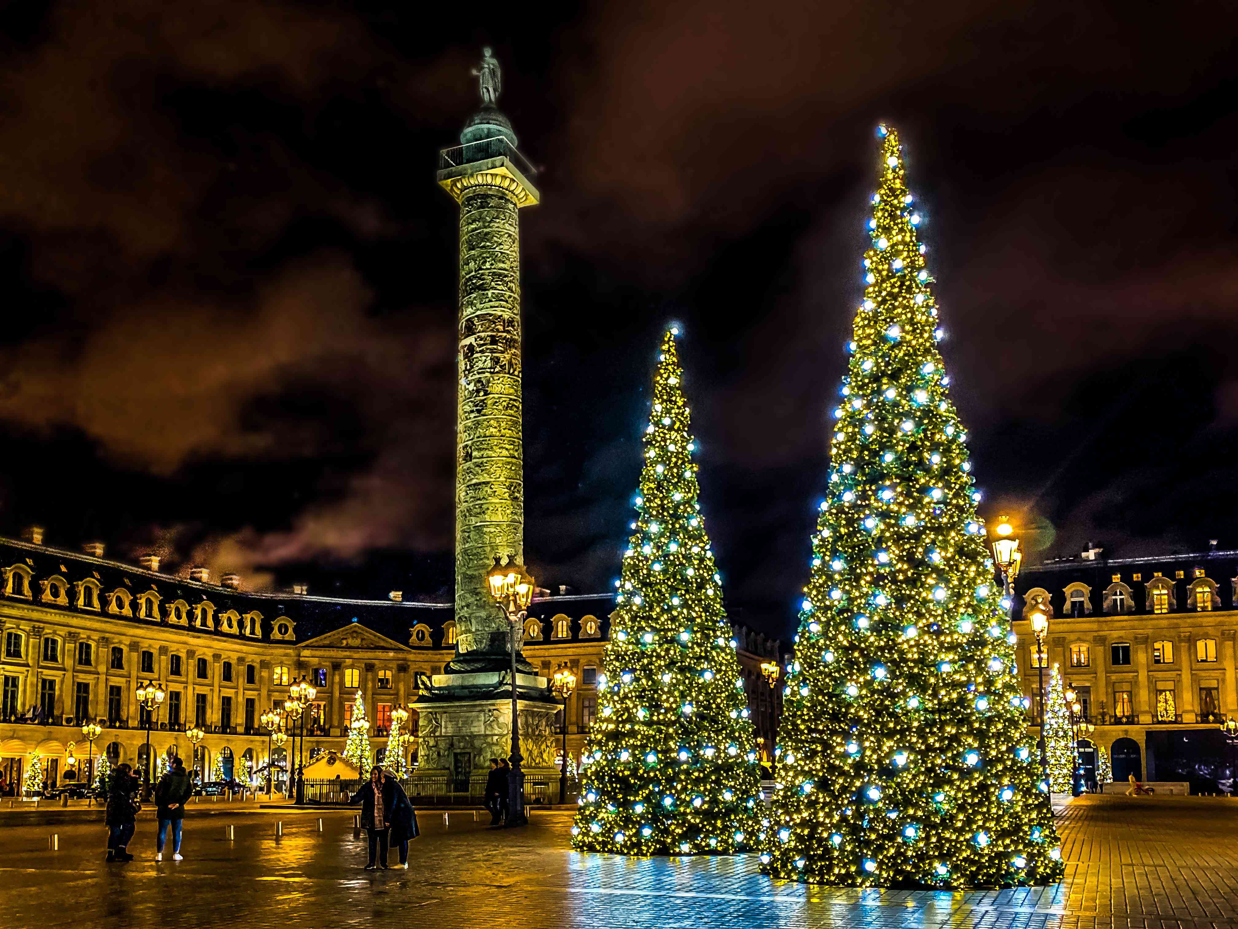 Festive Lights and Decorations in Paris