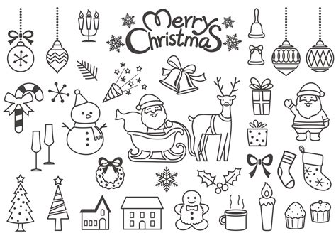 Christmas Line Art