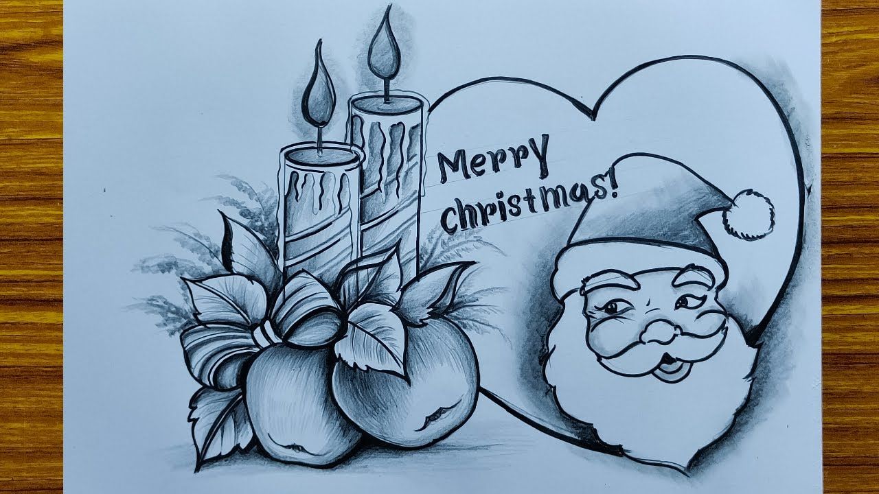 Christmas Magic Pencil Drawing Ideas