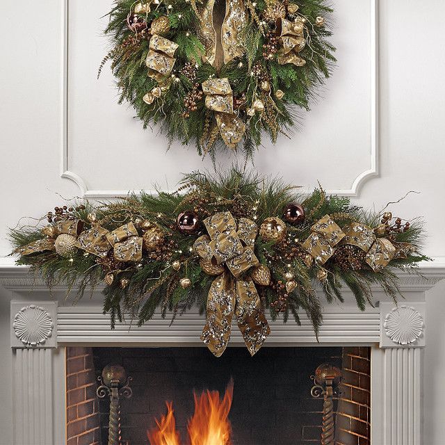 Christmas Mantel Swag