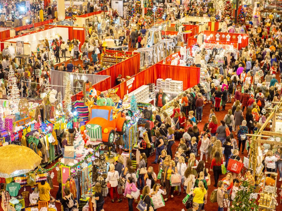 Christmas Market Place in Houston