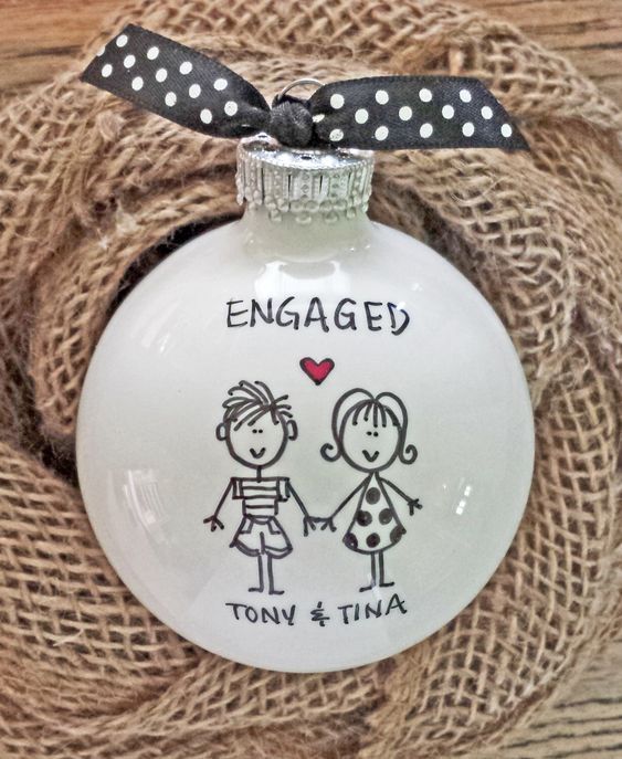 7 Ideas For An Engaged 2024 Christmas Ornament