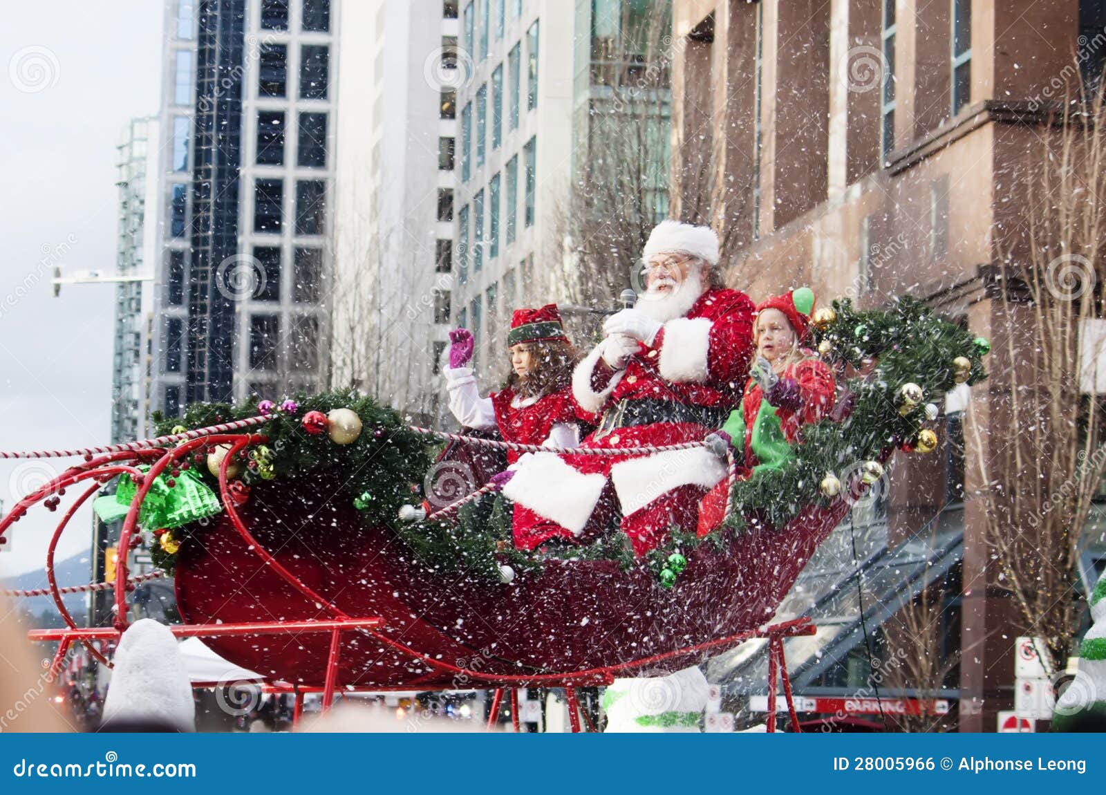 Christmas Parade Santa Photos