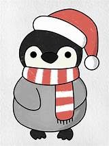 Christmas Penguin Drawing Gallery