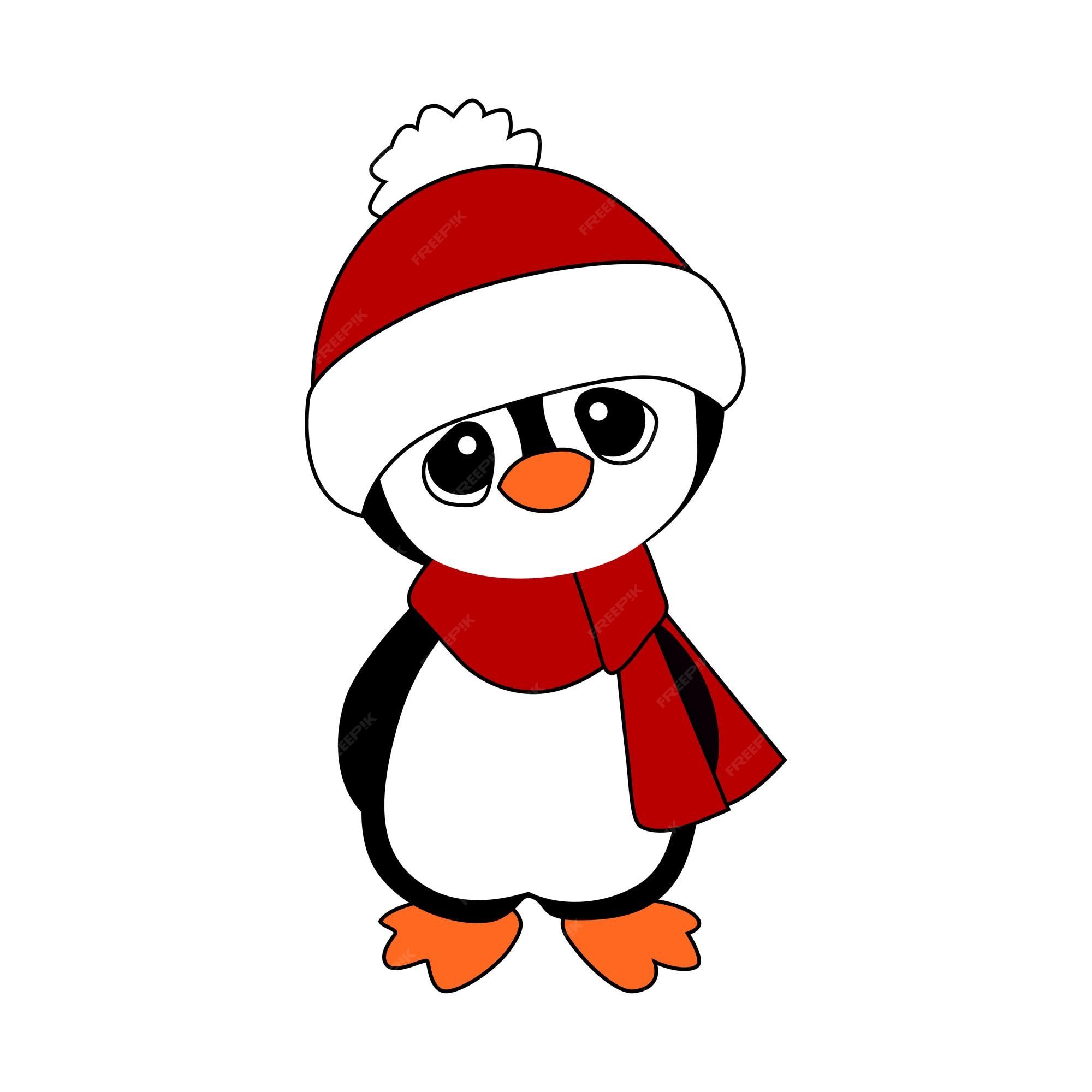 Christmas Penguin Drawing Gallery