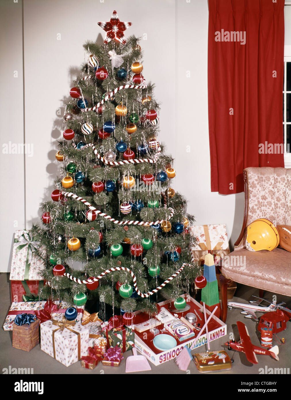 Christmas tree in the 1960s