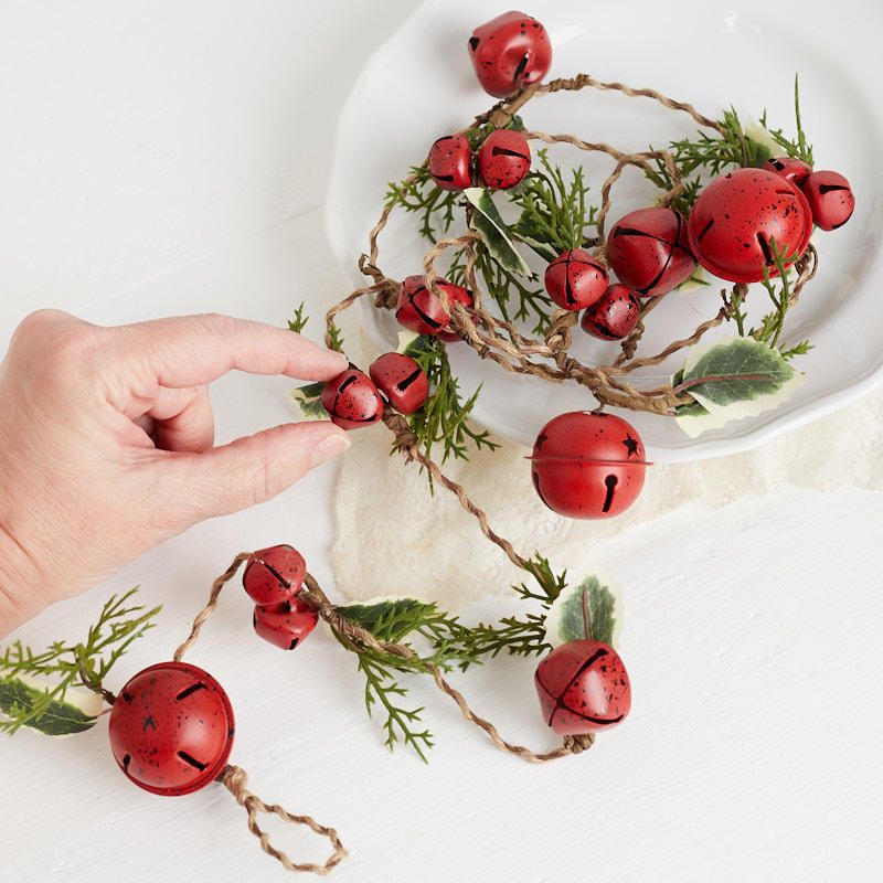 Christmas Tree Bell Garland