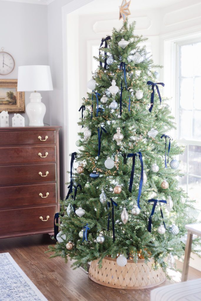 Christmas Tree Bowed Branches