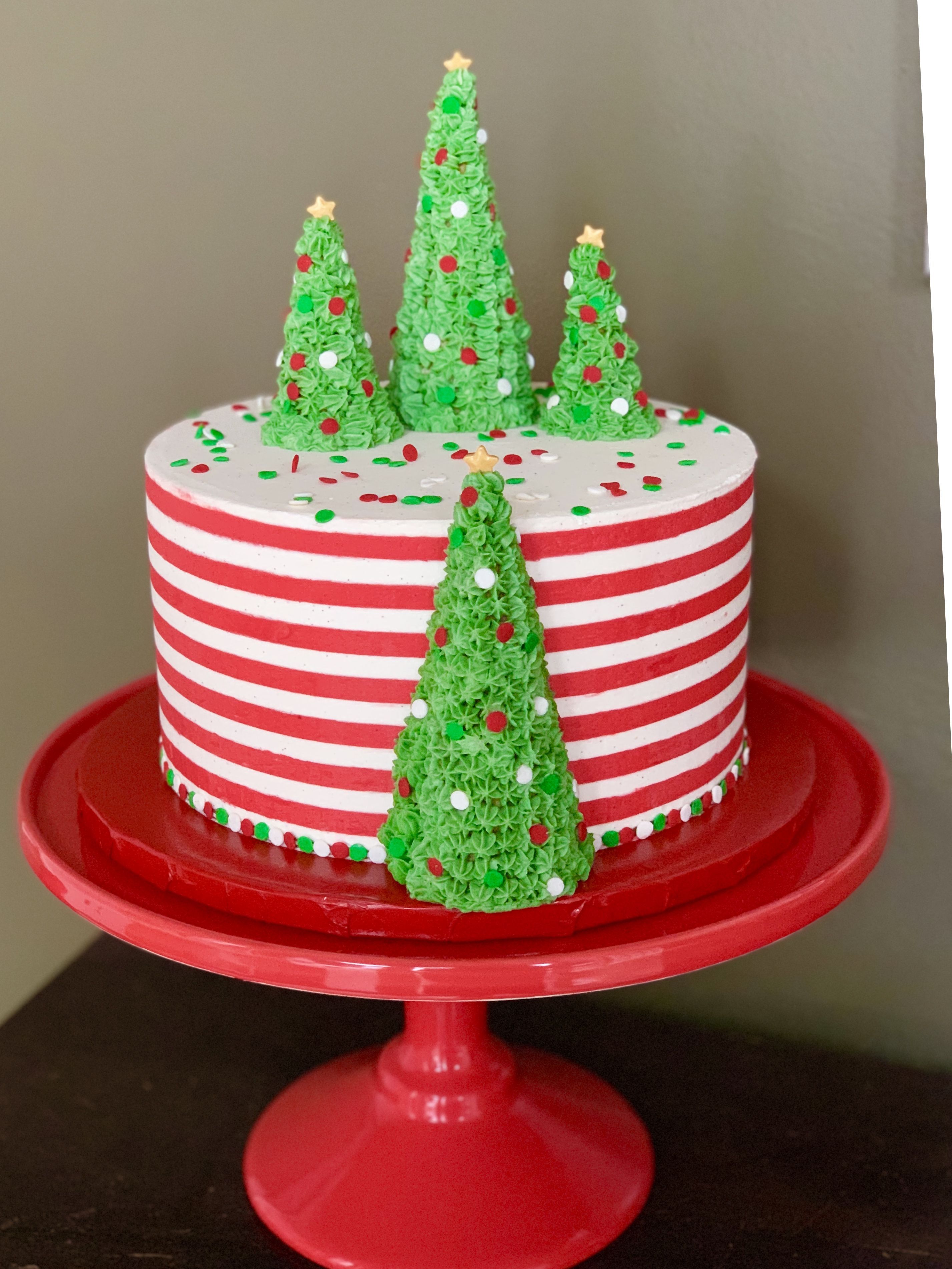 Christmas Tree Cake Designs