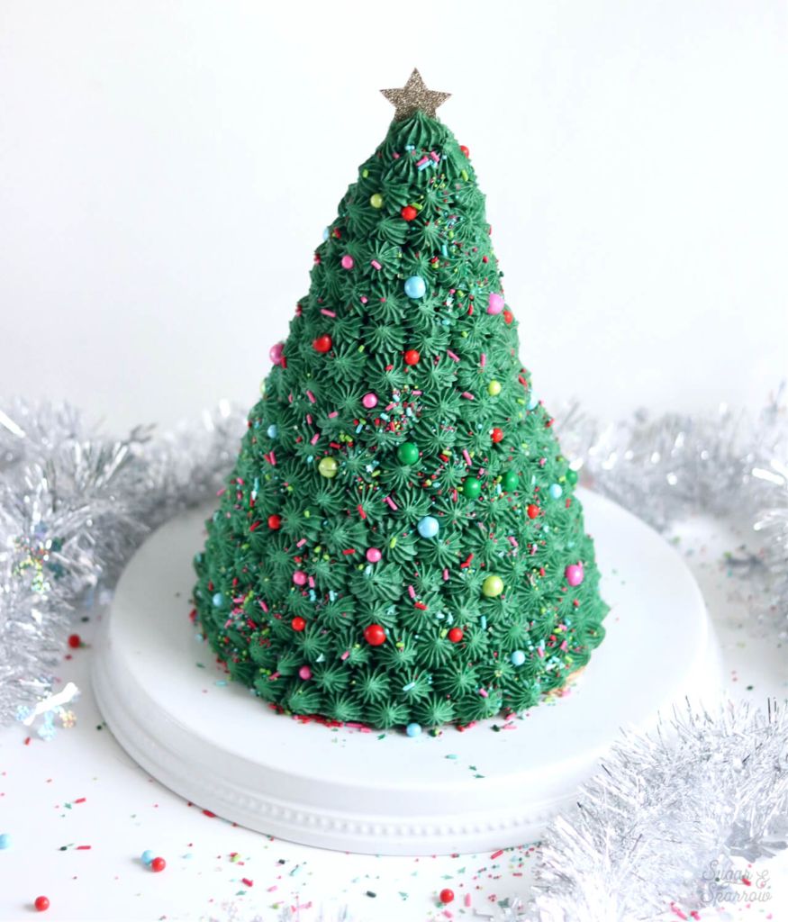 Christmas Tree Cake Recipe