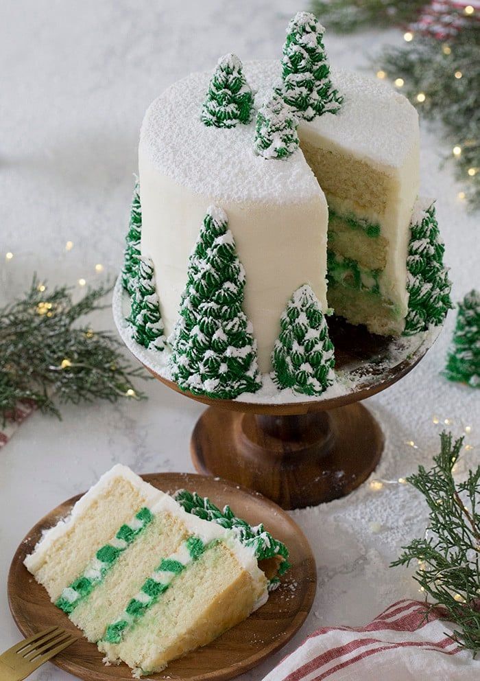 Christmas Tree Cake