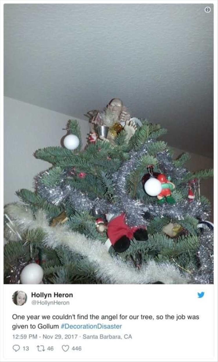 Christmas Tree Decorating Disasters