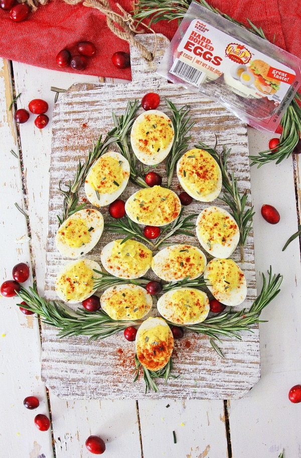 Christmas Tree Deviled Eggs