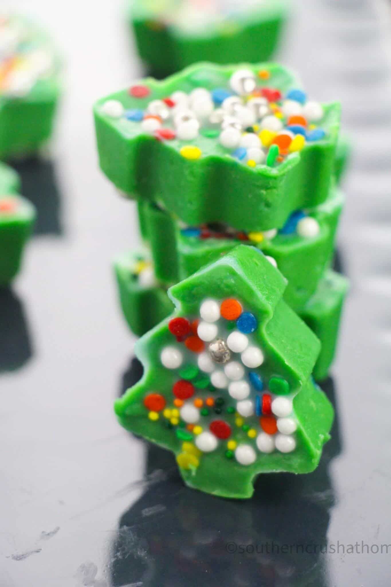 Christmas Tree Fudge