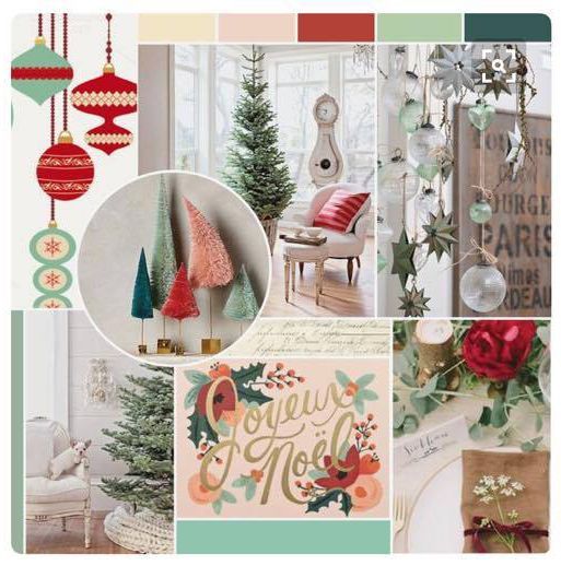 Christmas Tree Lights Mood Board