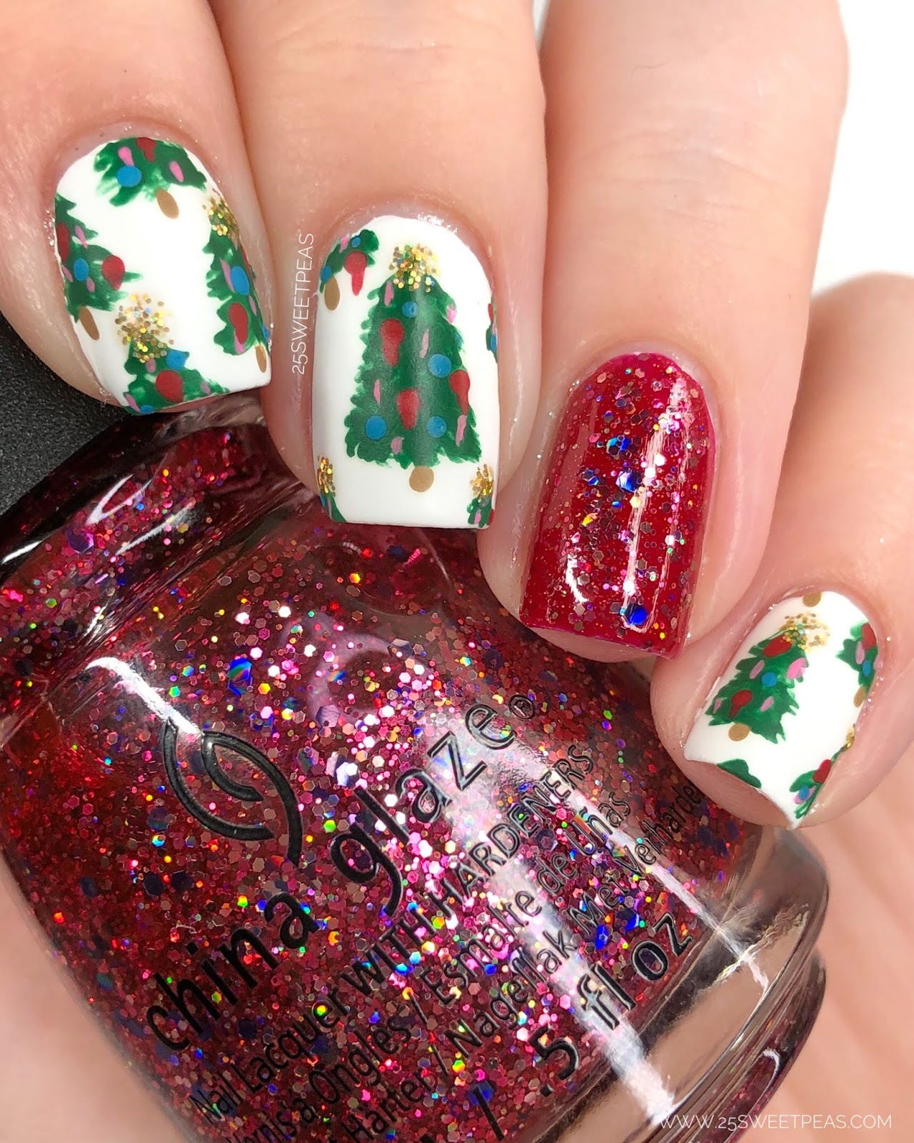 Christmas Tree Nails