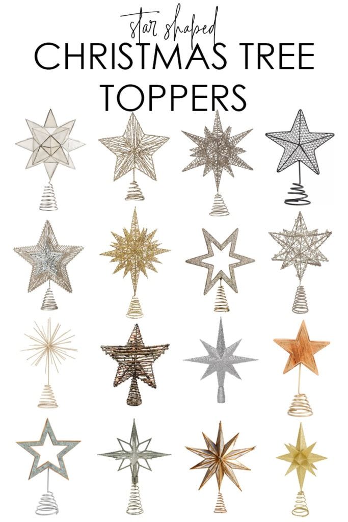 Vintage Christmas Tree Topper Star Collection