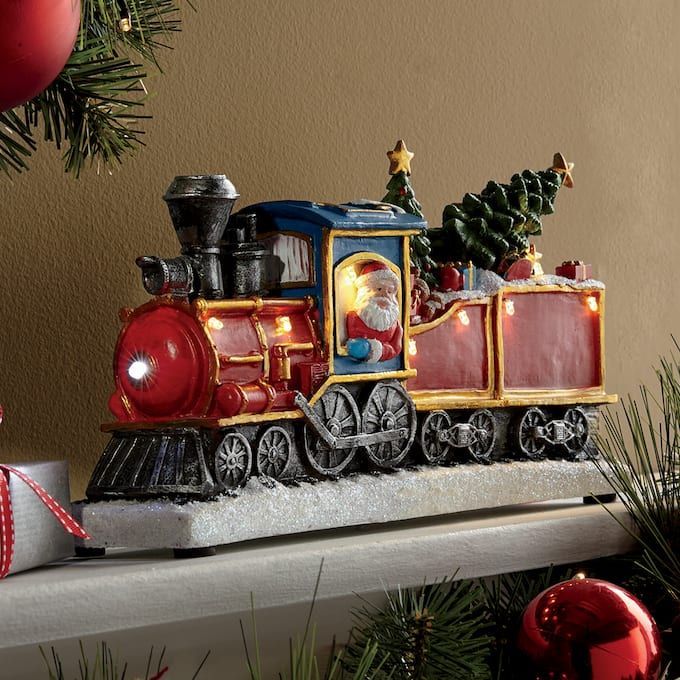 Christmas Tree Train Ornaments And Holiday Decor Inspiration