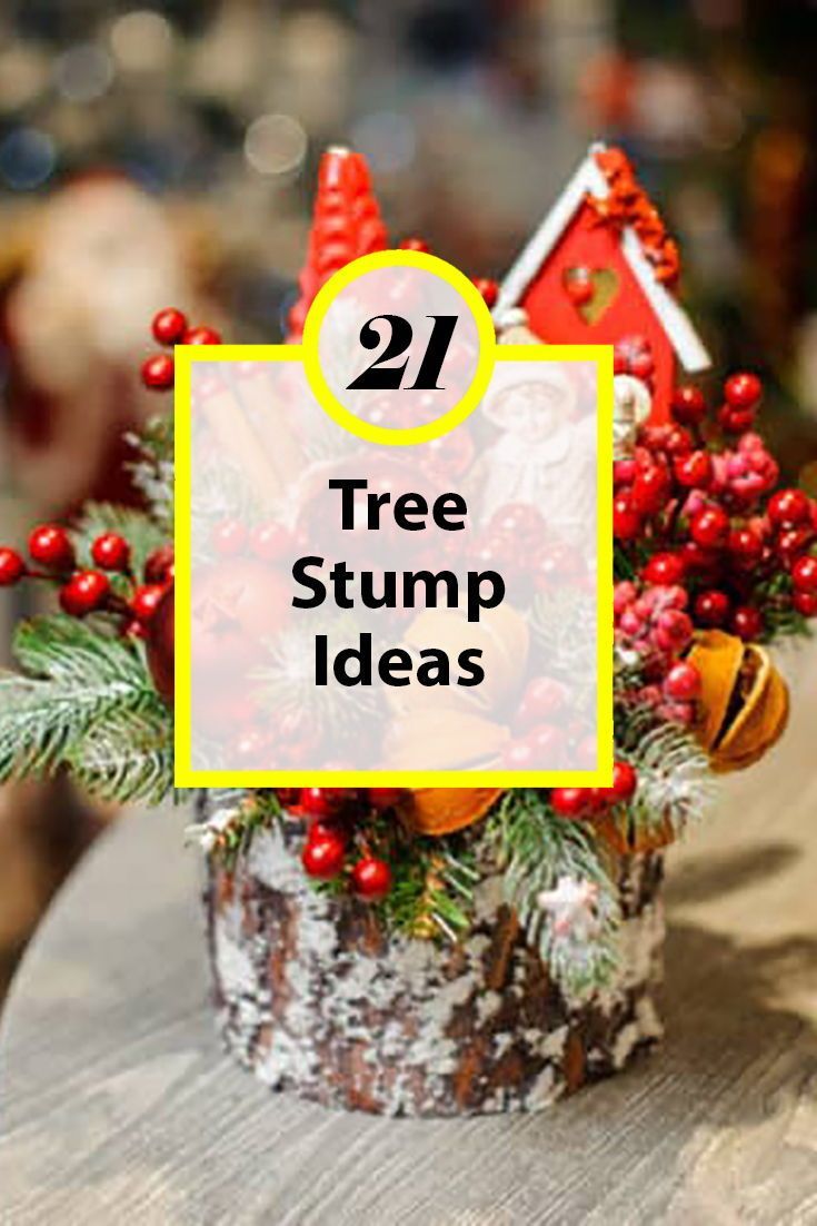 Christmas Tree Trunk Decorating Ideas