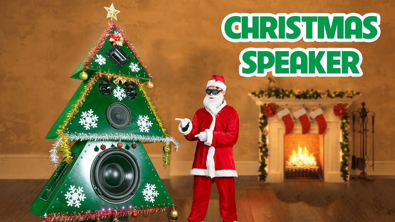 Christmas Tree with Speakers