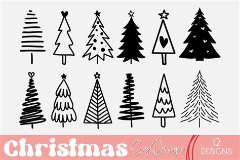 Christmas Trees SVG Design