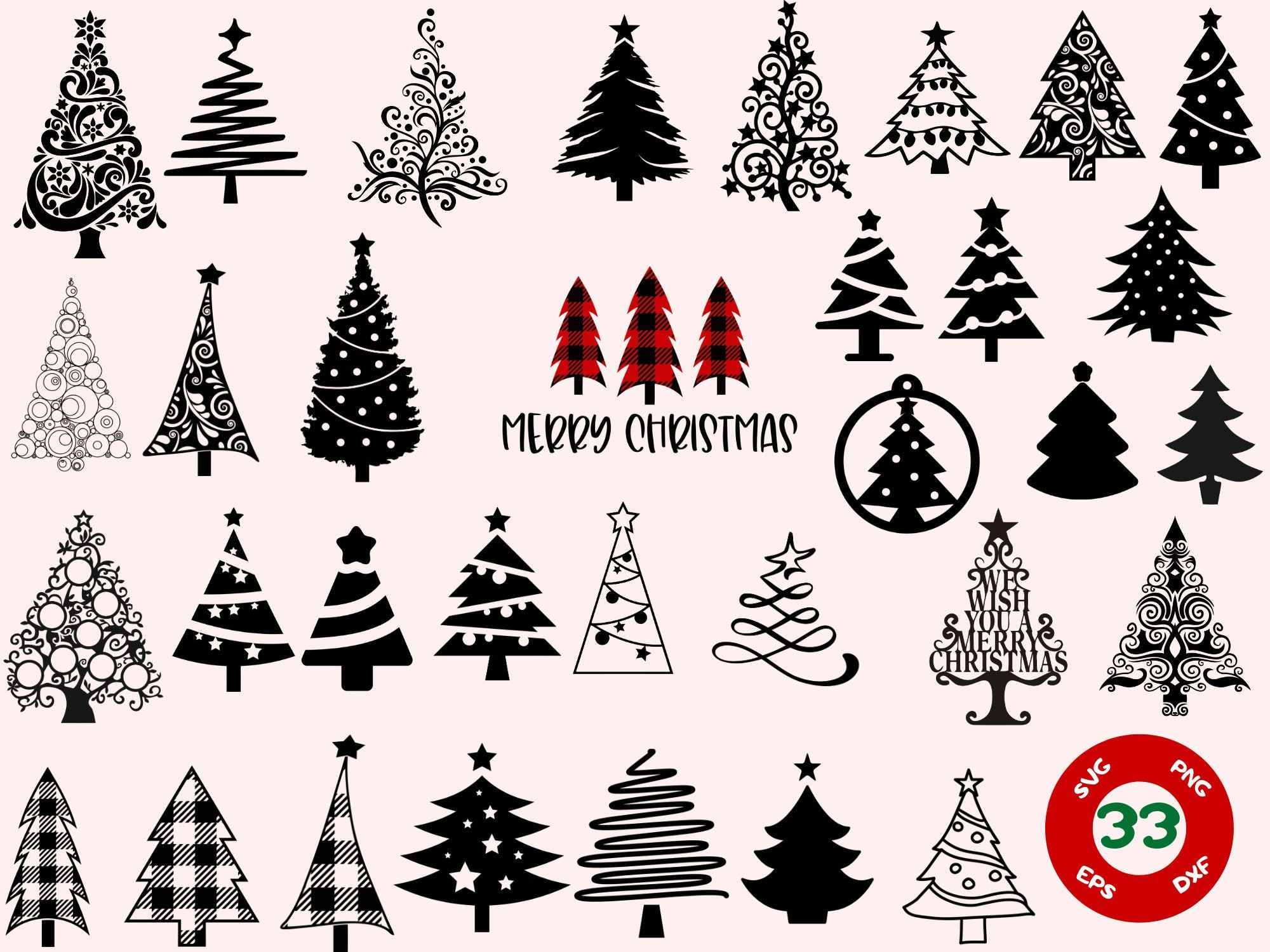 Christmas Trees SVG Files