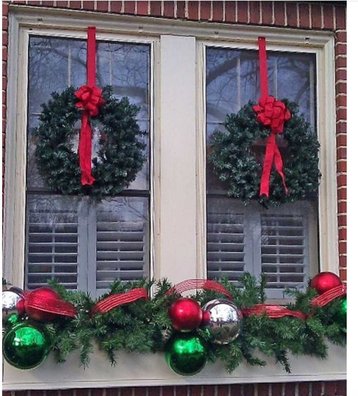 Christmas Window Wreath