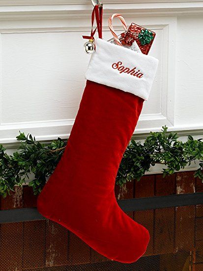 Classic Red and White Christmas Stockings