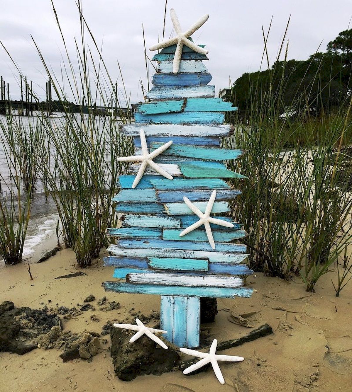 Coastal Christmas tree set