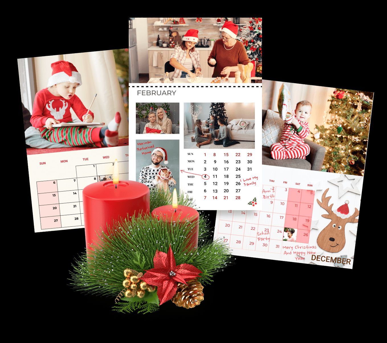 Collage Christmas Calendar