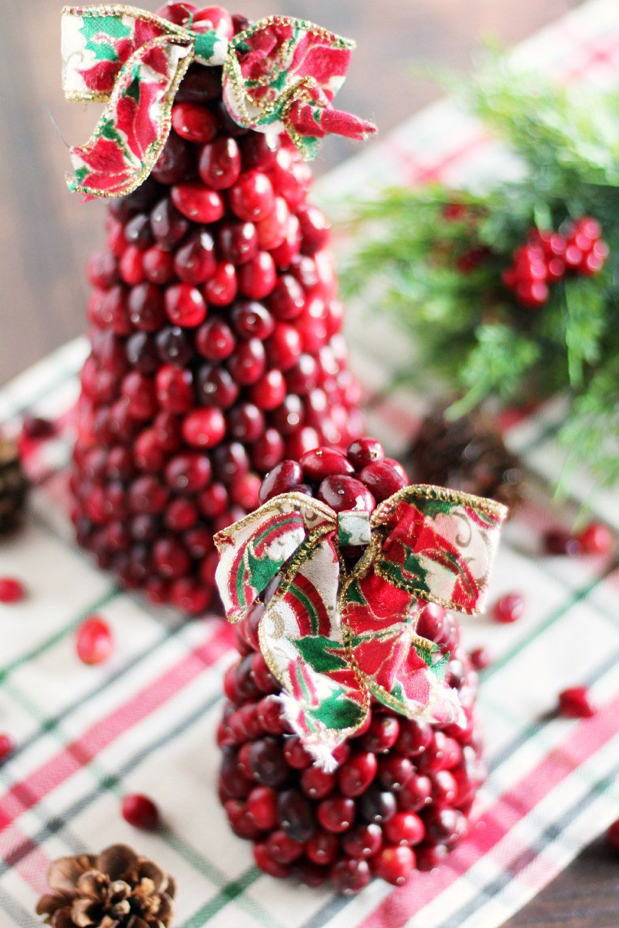 Cranberry Christmas Tree