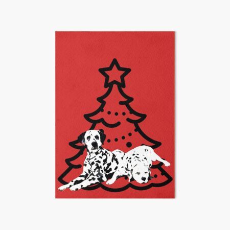 Dalmatian Christmas Tree Inspiration Board