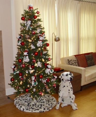 Dalmatian-themed Christmas Tree