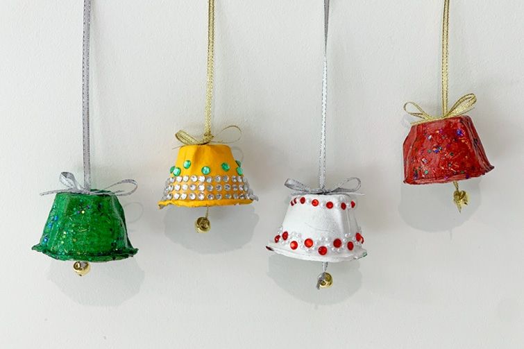 DIY Christmas tree bells