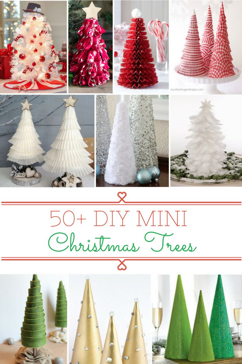 DIY Miniature Christmas Trees