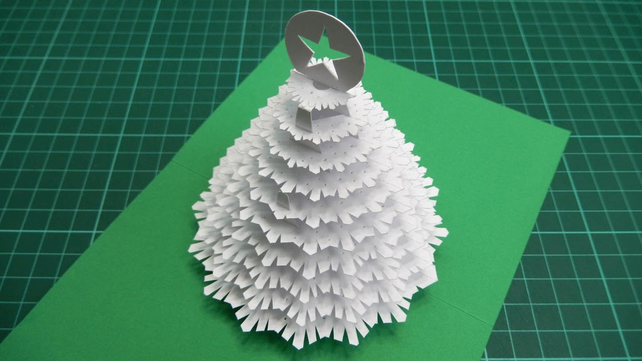 Diy Pop Up Christmas Tree Card Tutorial