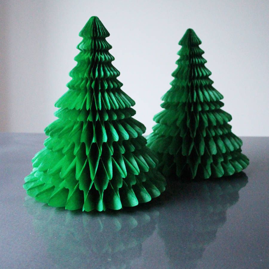 Diy Tissue Paper Christmas Tree Decorations Ideas