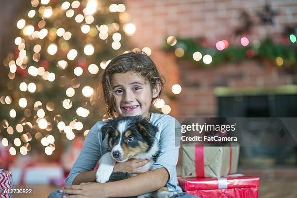 Dog Eating Christmas Tree