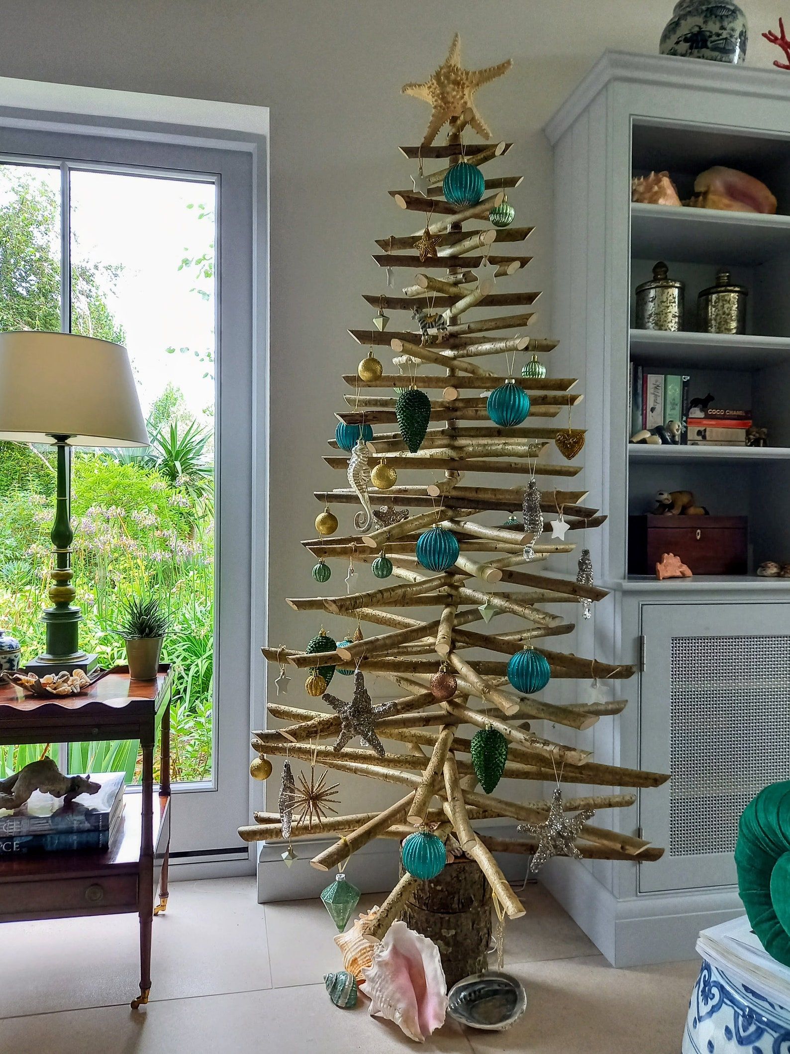 Eco-friendly wood Christmas tree