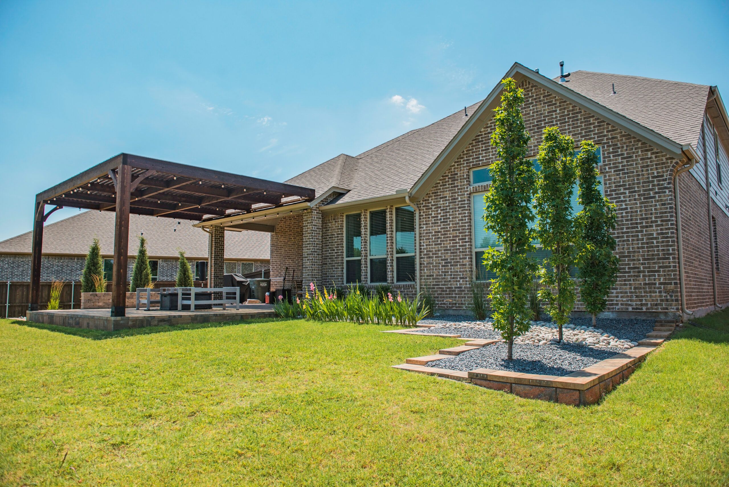 Extended outdoor living with a gazebo